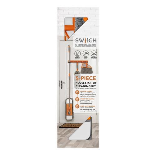 Switch Indoor Cleaning Kit 5 Pieces This 5 piece indoor cleaning kit is a 3-step smart cleaning system combining quality, flexibility, and efficiency-440272