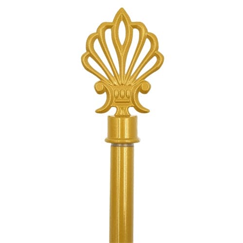 Home Beauty Extendable Curtain Rod Set 48″-86″ #80217306 - This set will add the perfect finishing accent to any window treatment and a refined style to your home décor - 73065 Pie's Variety Store