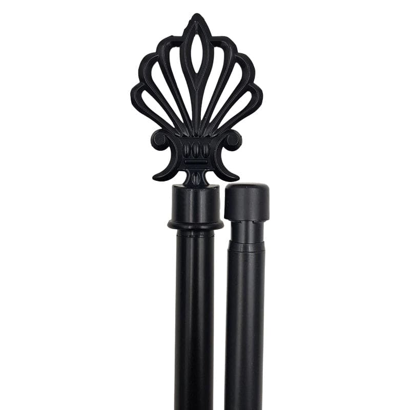 Home Beauty Extendable Curtain Rod Set 48″-86″ #80217306 - This set will add the perfect finishing accent to any window treatment and a refined style to your home décor - 73065 Pie's Variety Store