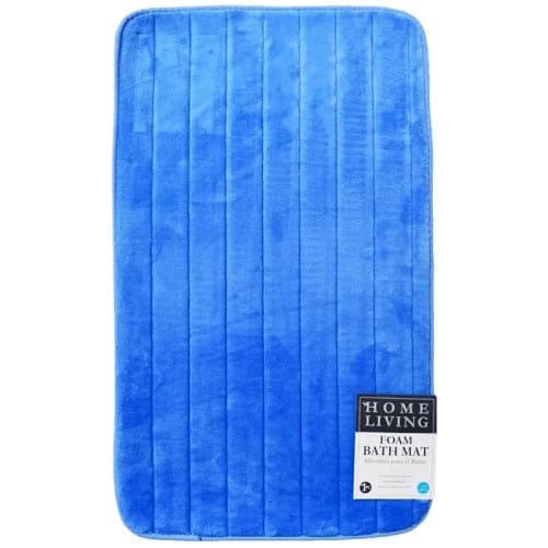 Home Living 2-Piece Foam Bath Mat Set - is comfortable and lends a classic understated touch to your bath coordinates collection. Step out of your tub and into luxury with the 2 Piece Home Living foam bathmat set - 7450014155693 Pie's Variety Store
