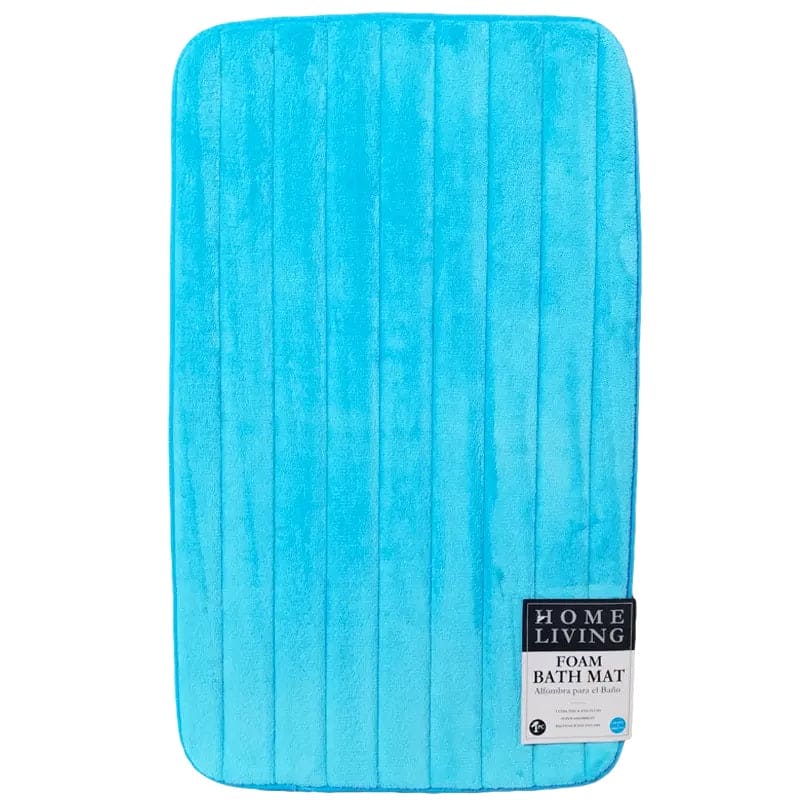 Home Living 2-Piece Foam Bath Mat Set - is comfortable and lends a classic understated touch to your bath coordinates collection. Step out of your tub and into luxury with the 2 Piece Home Living foam bathmat set - 7450014155693 Pie's Variety Store