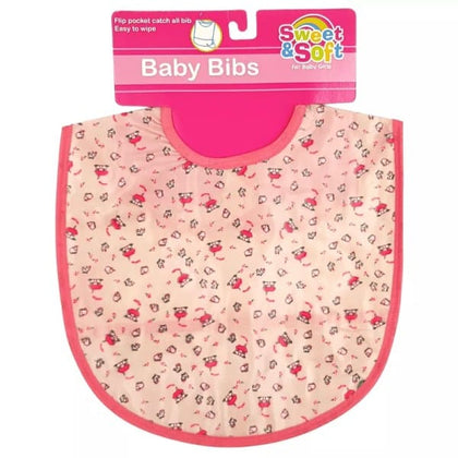 Sweet & Soft Baby Bib for Girls - 7450037628013