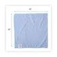 Gen Blue Microfiber Cloth Durable, lightweight cloths. Great for general cleaning and polishing. Cloths may be used without chemicals. Color-coding prevents cross-contamination 24 Pieces in Pack -Gen16MFB Hannah's Variety Store