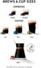 Nespresso by Breville Vertuo Next Coffee & Espresso Machine (Light Grey) is a single-serve machine with Centrifusion technology to gently brew both coffee and espresso. Its slim fit makes the perfect addition to any kitchen or countertop - NESC-407-1063