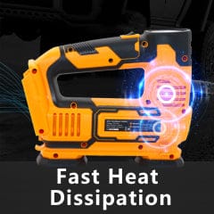 WORKSITE Tire Inflator 20V Battery Air Pump Compressor Digital 150PSI Portable Vehicle Car Bike Cordless Inflator - CAP334 Worksite Power Tools
