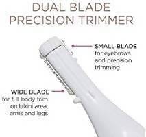 Conair Dual Blade Precision Trimmer For Women Can be use on bikini area, arms and legs Designed specifically for women  - C-LT3R Pie's Variety Store