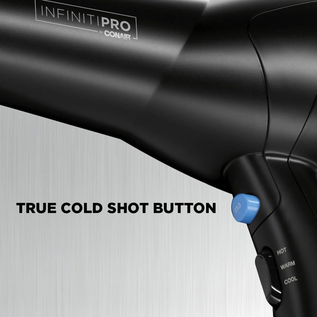 InfinitiPRO by Conair 1875 Watt Black Titanium Hair Dryer - C-461R Elegant AccScents