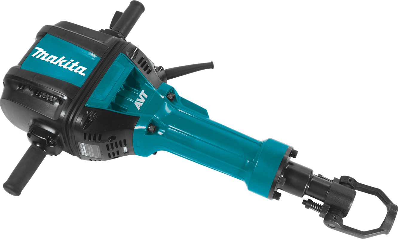 Makita 70 lb Breaker Demolition Hammer accepts 1‑1/8" Hex bits - HM1812 SSLMEGA