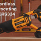 Worksite Cordless Reciprocating Saw Comes with two types of  Blades Ideal for Metal & Wood cutting.  20V Battery brushless motor helps to provide 2.5X more runtime to get the job done - CRS334