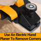 WORKSITE Professional Electric Wood Planer 110-120V Thicknesser Machine Mini Portable Woodworking Machinery Hand Planer 620W - EPW102 Worksite Power Tools