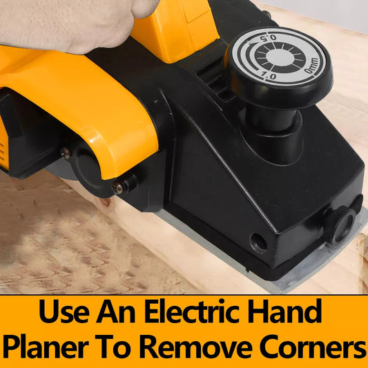 WORKSITE Professional Electric Wood Planer 110-120V Thicknesser Machine Mini Portable Woodworking Machinery Hand Planer 620W - EPW102 Worksite Power Tools