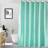 Essential Shower Curtain 70″ x 72″ Mint -  This shower curtain is made from 100% polyester which makes it washable and easy to clean. The feature of the plastic hooks is reinforced with metal grommets to allow easy hanging from the rod - 7450004635532