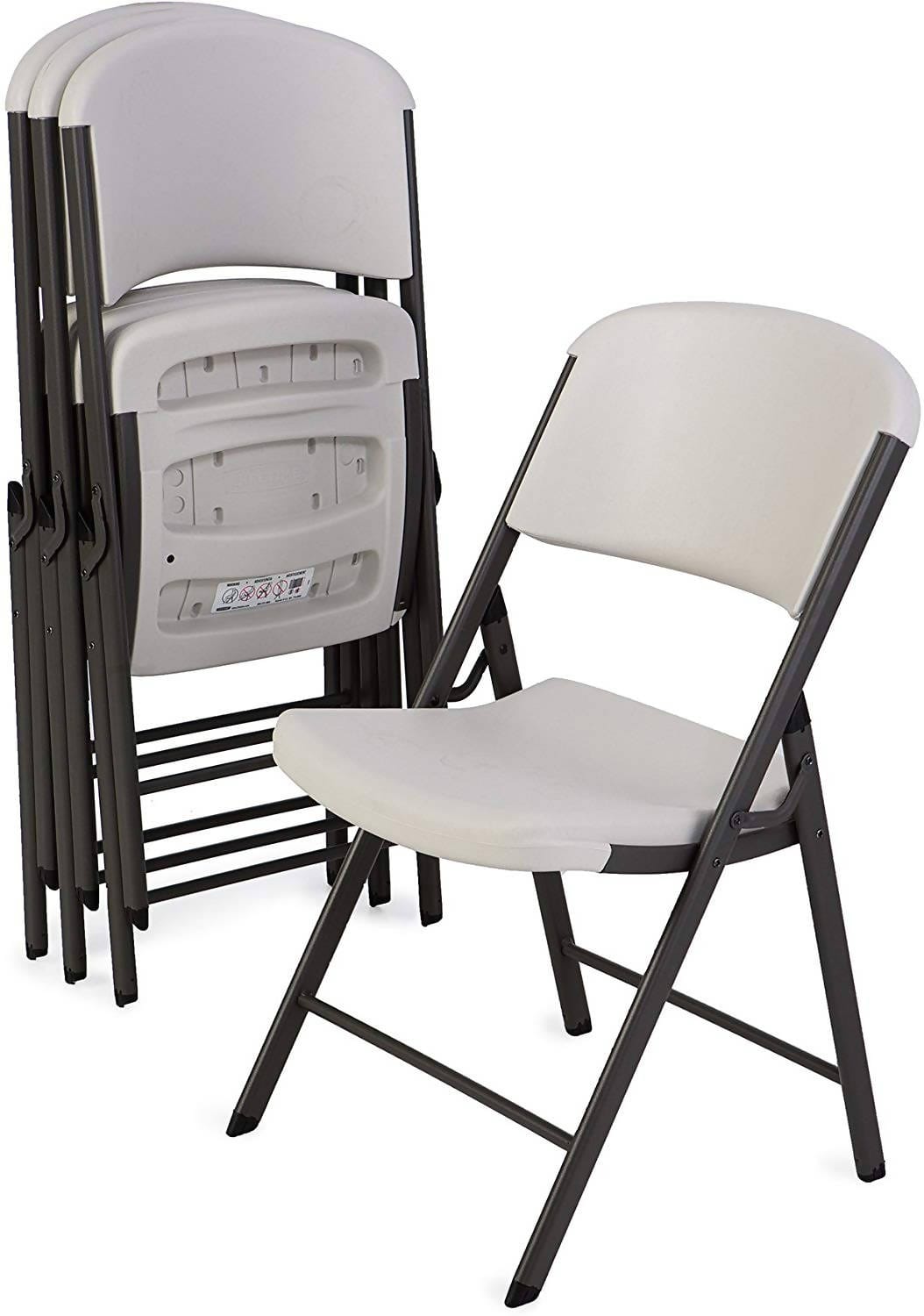 Lifetime Folding Chair Almond Commercial Grade-28033 Hannah Frederick
