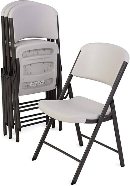 Lifetime Folding Chair Almond Commercial Grade-28033 Hannah Frederick