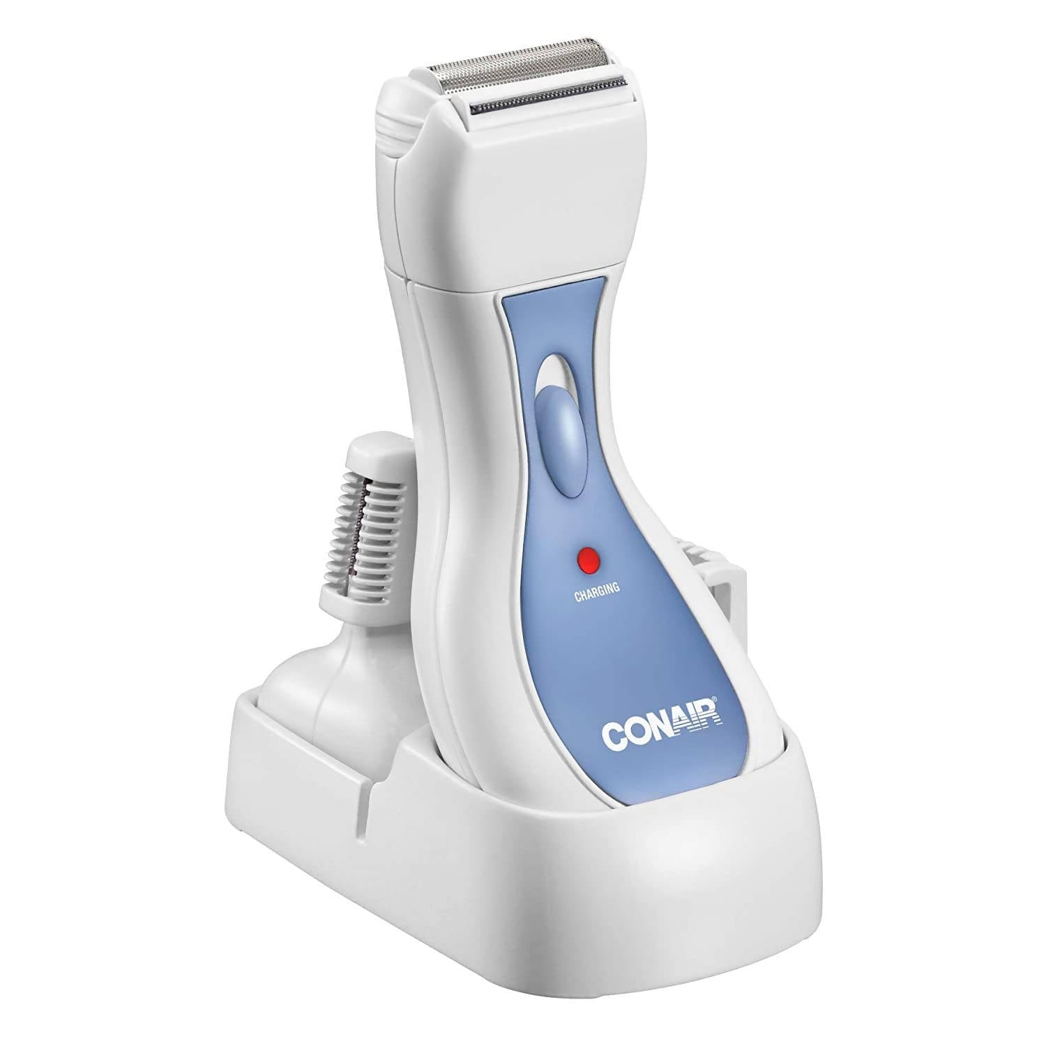 Conair Satiny Smooth All-in-One Ladies' Personal Groomer shaves legs and underarms, trim the bikini area, and even touch up eyebrows - LTGS40RCS Pie's Variety Store