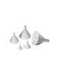 Tablecraft  5-Piece White Plastic Funnel Set This Tablecraft 5 white plastic funnel set is a necessity for any kitchen or restaurant-TABL-5 Hannah's Variety Store
