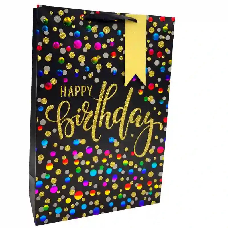 Gift Bag (3XL) for Birthdays, Graduations, Baby Showers, Father's Day and Much More - Designed to suit simple yet stylish needs, this gift bag is perfect for giving books, or larger items - 82064614890 Pie's Variety Store