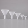 Tablecraft  5-Piece White Plastic Funnel Set This Tablecraft 5 white plastic funnel set is a necessity for any kitchen or restaurant-TABL-5
