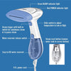 Conair ExtremeSteam Hand Held Fabric Steamer with Dual Heat, White/Blue - GS23XRSC