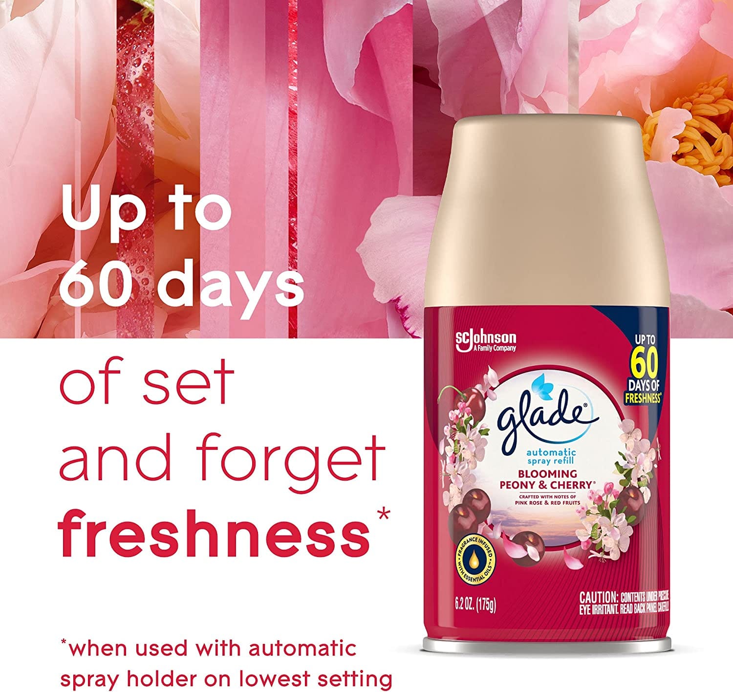 Glade Automatic Spray Air Freshener Refill Rose & Bloom 6.2oz - GLDAMSAFRRNB62 Pie's Variety Store
