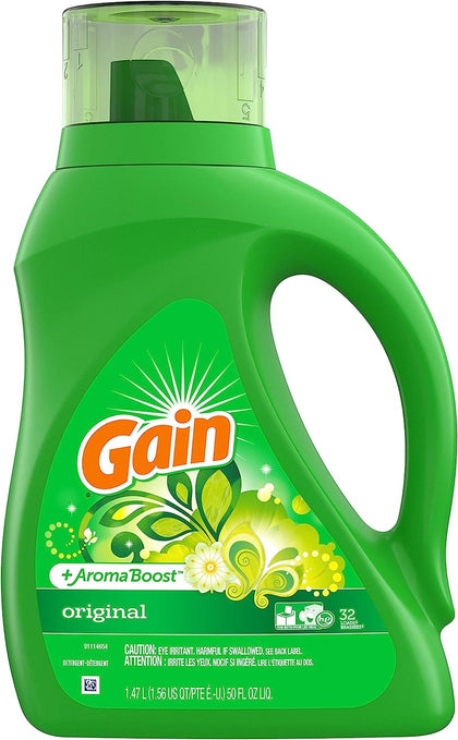 Gain Island Fresh Liquid Laundry Detergent 46oz - Take your laundry experience to the next level when you use Gain Laundry Detergent for all your washes, this amazing clean soft floral fragrant gives a scent that lasts - 03700076954