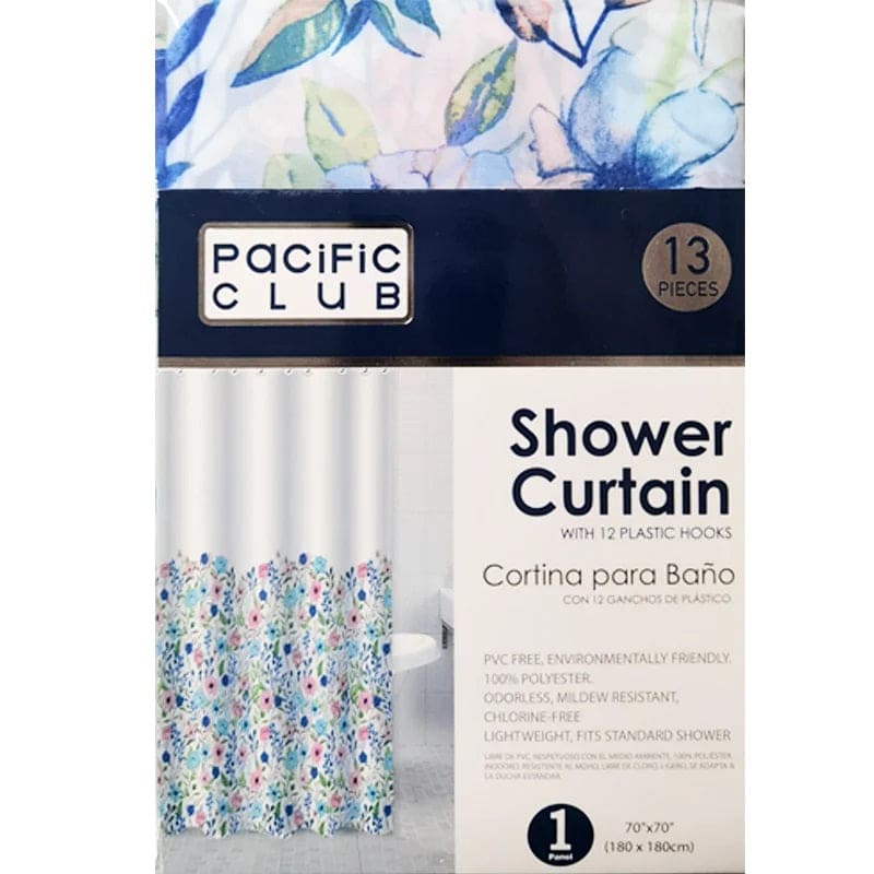 Pacific Club Polyester Shower Curtain (1 Panel) - 81880067165 Pie's Variety Store