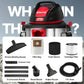 Shop-Vac 5 Gallon 4.5 Peak HP Wet/Dry Vacuum, Stainless Steel Tank, Portable Shop Vacuum with Filter, Hose and Accessories for Garage, Workshop. 5920588 Shop-Vac