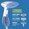 Conair ExtremeSteam Hand Held Fabric Steamer with Dual Heat, White/Blue - GS23X