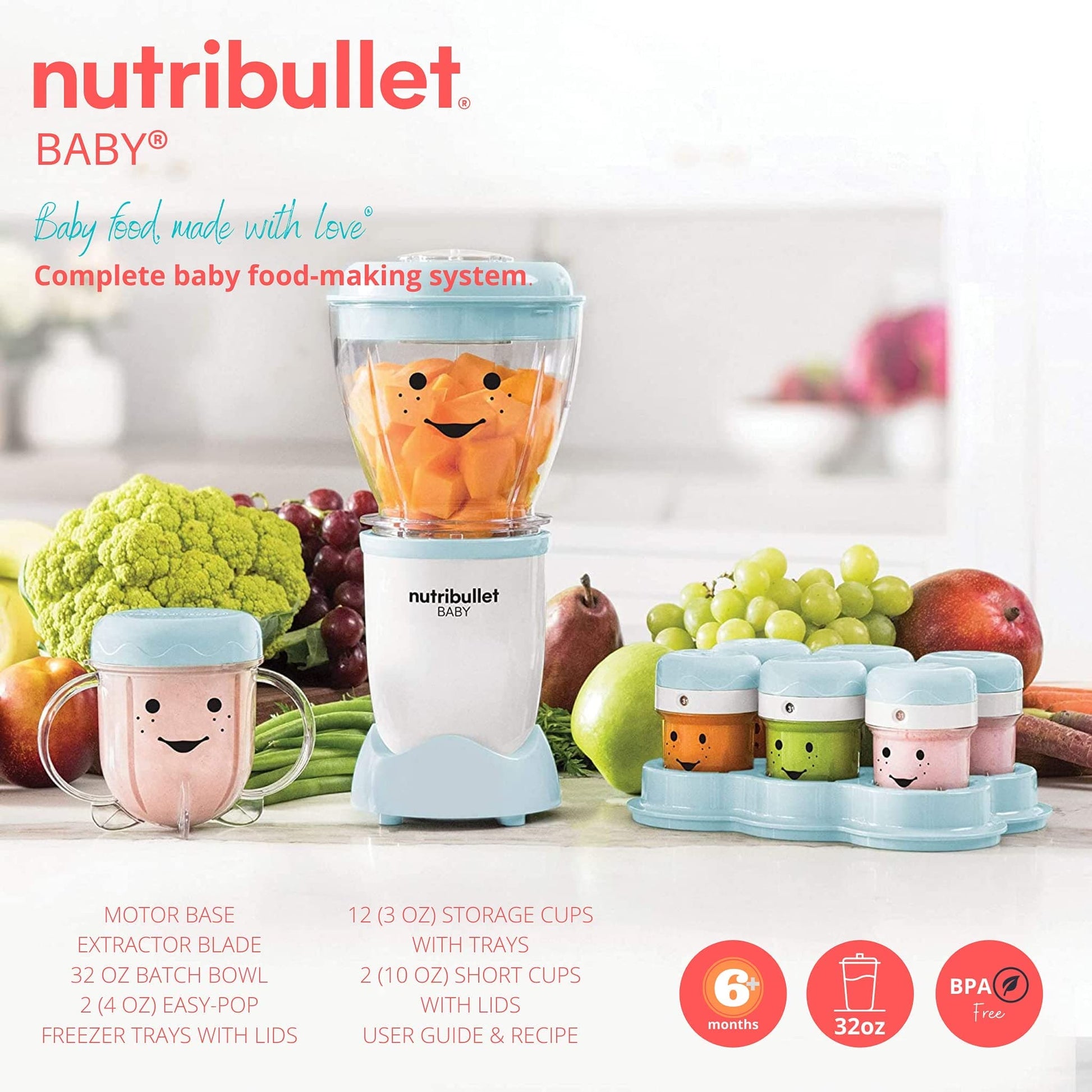 Nutribullet Baby - The Complete Baby Food Prep System NutriBullet