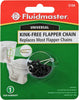 Fluidmaster Chain Flapper Universal This universal part will replace most flapper chains and the kink-free design is made to eliminate tangles and flapper hang-up. #5104.