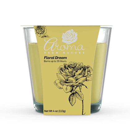 AIRECARE AROMA DOUBLE WICK CANDLE FLORAL DREAM 1CT - AADWCFD1CT