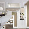 Springdale Hanging Mirror Large Rectangle Our black framed mirror is stylish and suitable as a bathroom mirror,bedroom mirror and instantly doubles the light and visual depth in a small room to make the space appear larger-7881-0049627315975