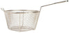 Royal Industries Fryer Basket Round 9.5 inches This fry basket securely holds food items while its cross support wiring underneath provides additional strength -RoyFB9RD