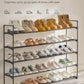 SANGMUCEN Shoe Rack, 5 Tier Shoe Organizer, Shoe Rack for Closet, Metal Shoe Storage Organizer for 30 Pairs, Black SSR051H SANGMUCEN