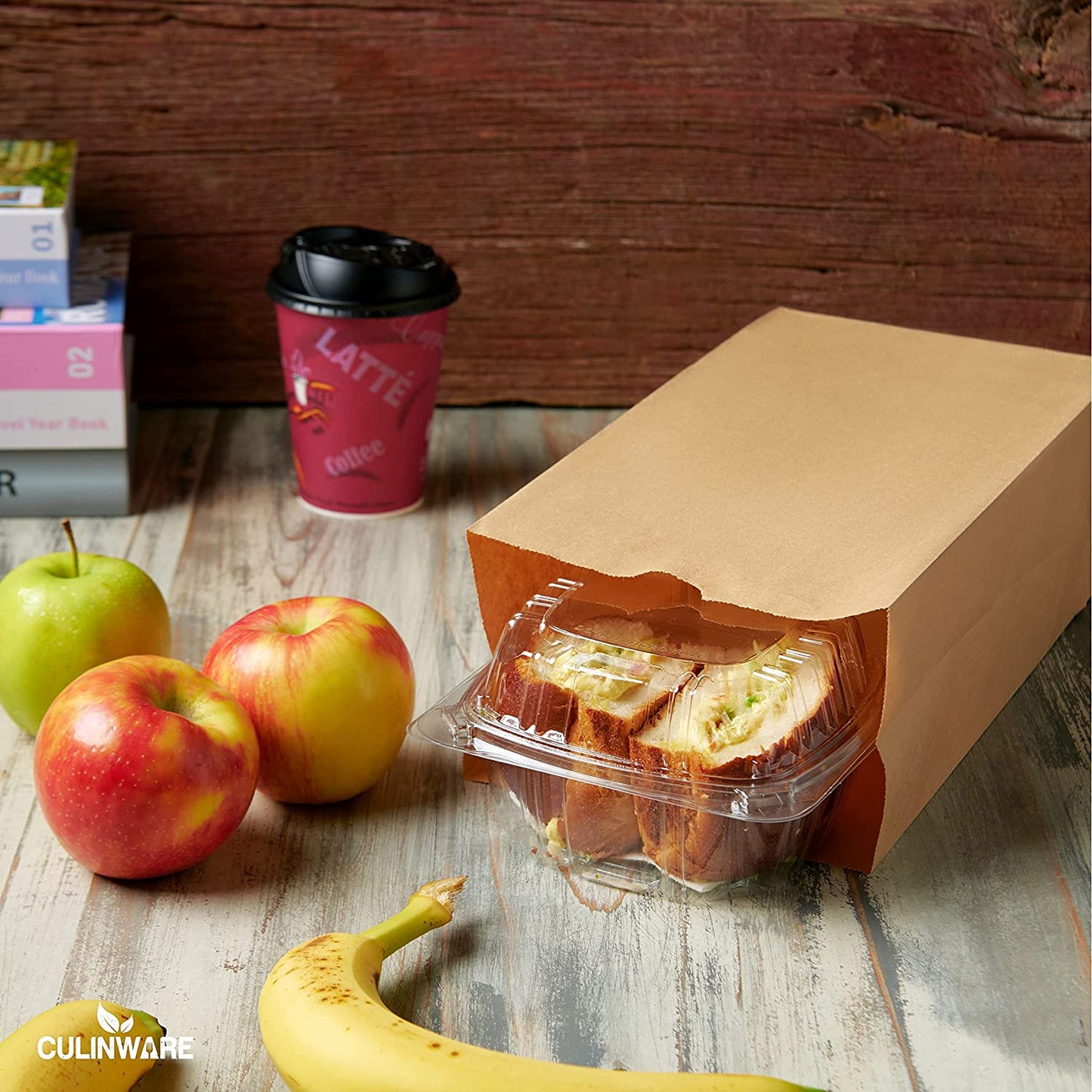 Brown Paper Lunch Bags, Paper Grocery Bags, Durable Kraft Paper Bags 10lb 100 Pack-  These multipurpose bags can hold canned foods, sandwiches and just about anything - 43100001004 Pie's Variety Store