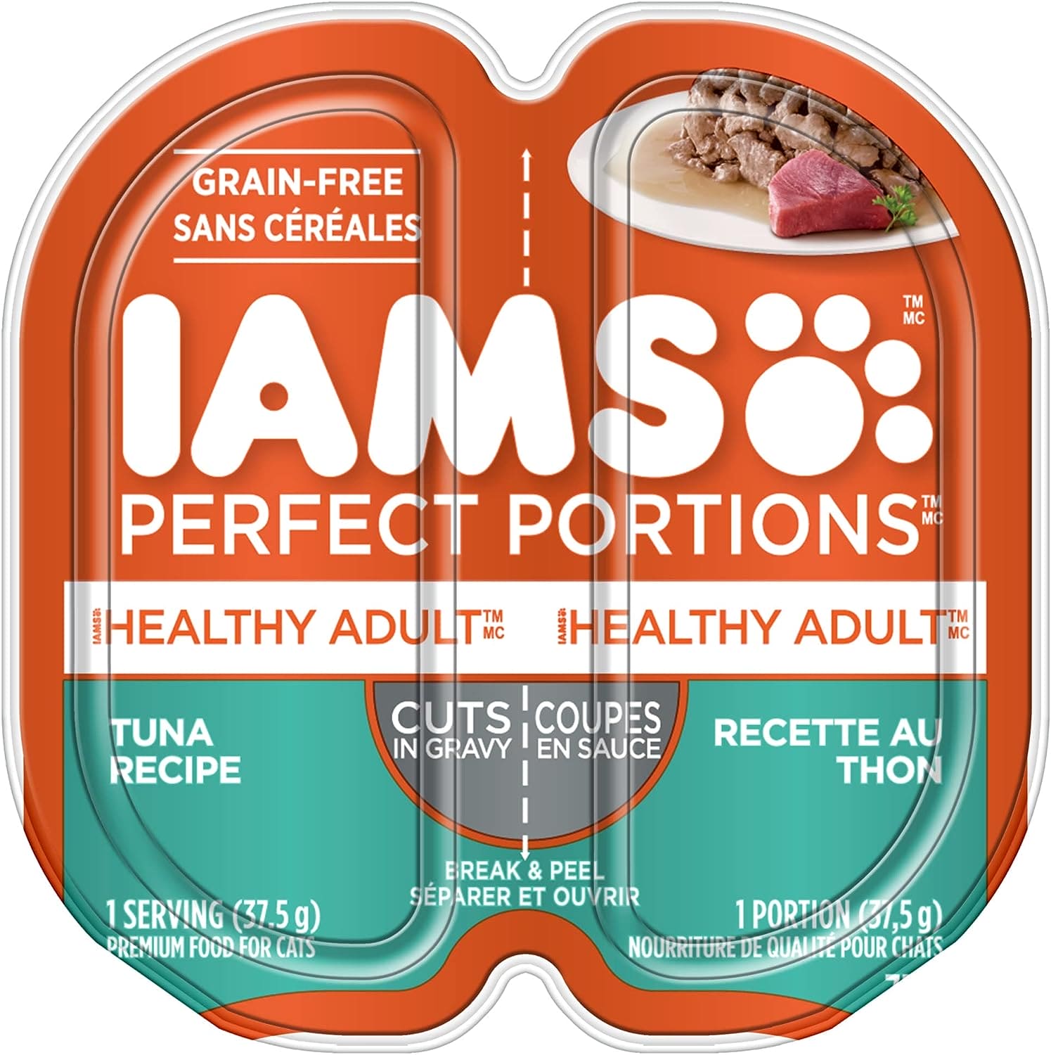 IAMS WET CAT FOOD CHICKEN RECIPE ADULTS 2 X 37.5G - ICFCRA Pie's Variety Store