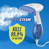 Conair ExtremeSteam Hand Held Fabric Steamer with Dual Heat, White/Blue - GS23XRSC