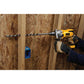 Dewalt 1/2 IN. (13 MM.) 1200 Watts Variable Speed Reversible Pistol Grip Drill - functions well for both steel and wood applications, when working with a spade or auger bit in wood, it offers a 1-1/2-inch capacity - DWD210G MEGA
