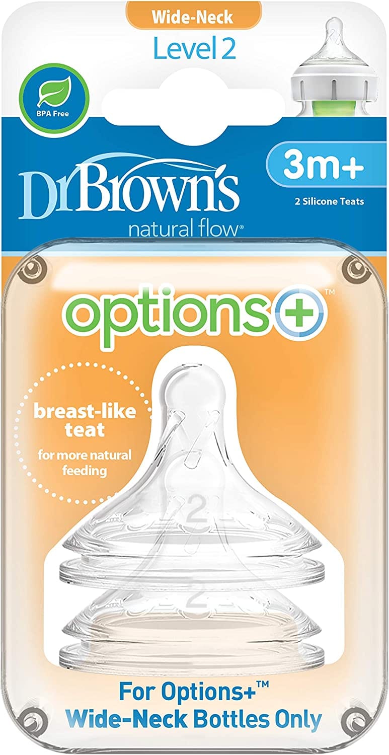 Dr. Brown's Original Nipple, Level 4 (9m+), 2 Count - 7223930490 Pie's Variety Store