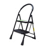 Family - Use Ladder 2 Step Black Folding Step Stool With Rubber Hand Grip - Make household tasks less of a chore with these handy stools - 20011741