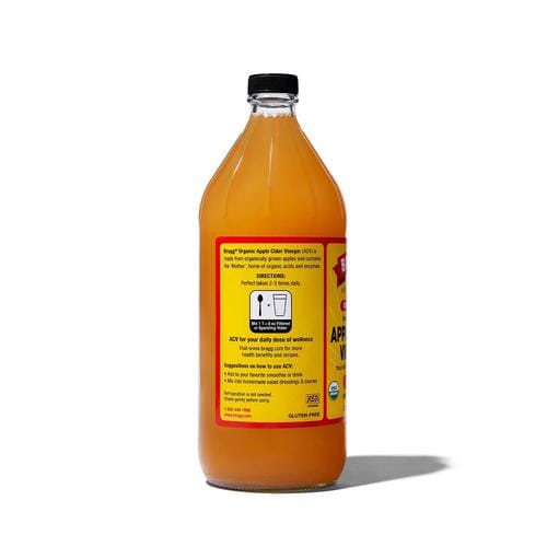 Bragg Organic Apple Cider Vinegar 32 oz is unfiltered to preserve the parent enzymes created during the fermentation process-325263 Hannah's Variety Store