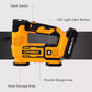 WORKSITE Tire Inflator 20V Battery Air Pump Compressor Digital 150PSI Portable Vehicle Car Bike Cordless Inflator - CAP334 Worksite Power Tools