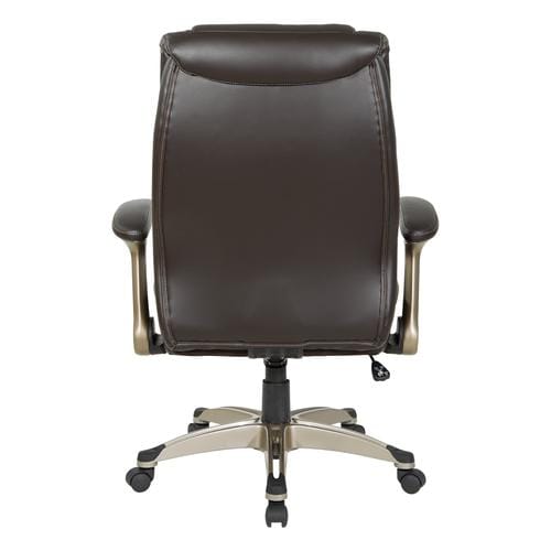OSP Manager Leather Chair providing comfort while working at home or in your office - 418395