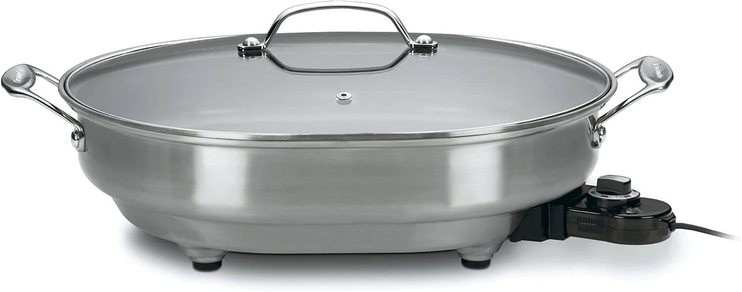 Cuisinart Electric Skillet is a must for every kitchen. It can roast, fry, sauté, steam, bake and more - CU-CSK-150 Pie's Variety Store