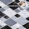 3D Mosaic Morcart Tiles Peel and Stick Wall Tile for Kitchen Living Room Bathroom Laundry Room Backsplashes -10