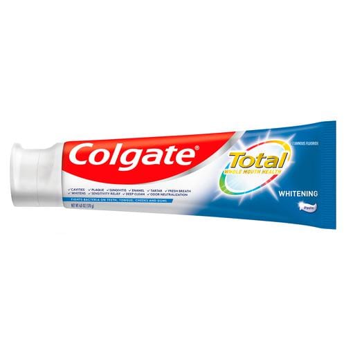 Colgate Whitening Toothpaste 5 Units / 170 g   Colgate Total Advanced Whitening is a tooth whitening toothpaste that provides stain removal and prevention -430485 ebuystt