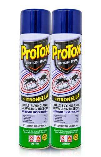 Protox Insect Repellant 2 Units/ 600 ml  Protox Aerosol Insecticide contains a new superior formula that is effective against both flying and crawling insects-332423 Hannah's Variety Store