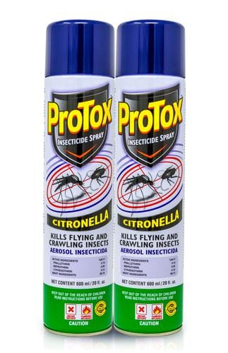 Protox Insect Repellant 2 Units/ 600 ml  Protox Aerosol Insecticide contains a new superior formula that is effective against both flying and crawling insects-332423