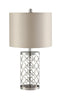 Drum Table Lamp Light Gold And Beige - 901314