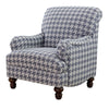 Gwen Recessed Arms Accent Chair Blue - 903093
